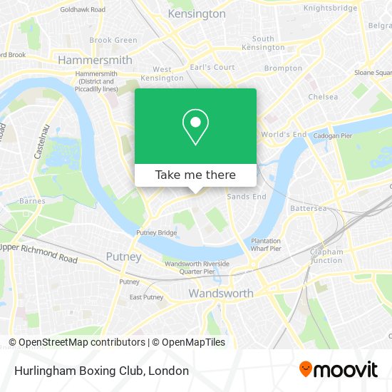 Hurlingham Boxing Club map