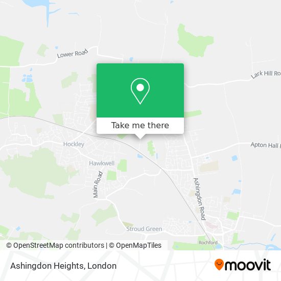 Ashingdon Heights map