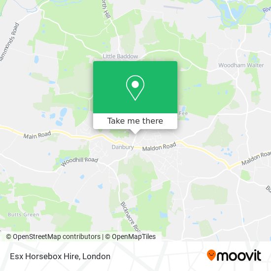 Esx Horsebox Hire map