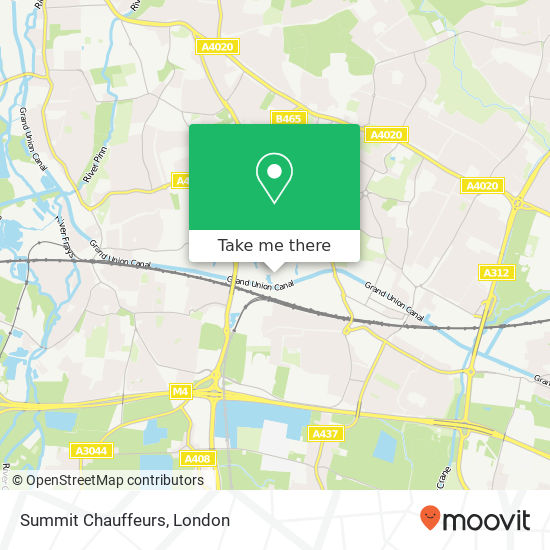 Summit Chauffeurs map