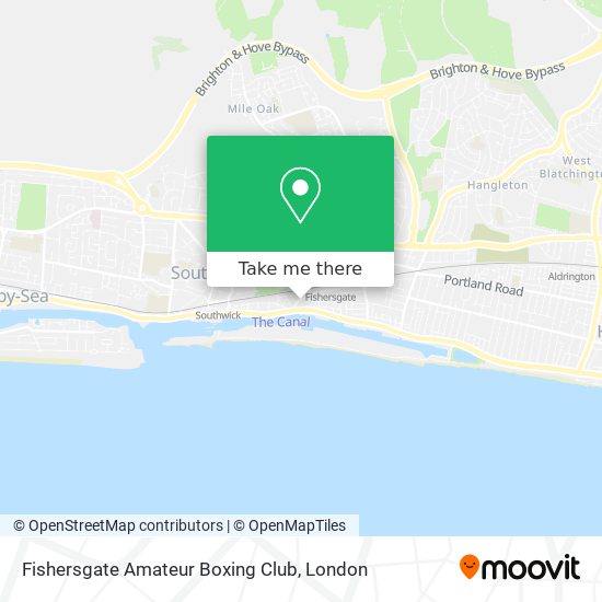 Fishersgate Amateur Boxing Club map