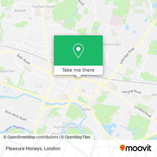Pleasure Honeys map