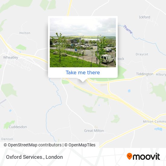 Oxford Services. map