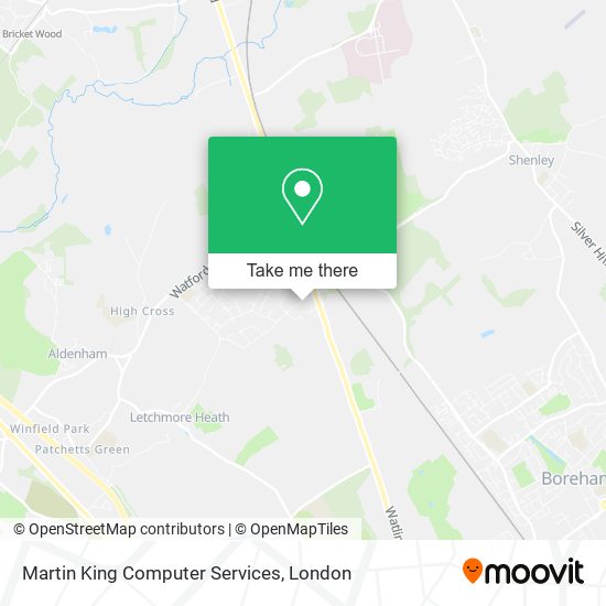 Martin King Computer Services map