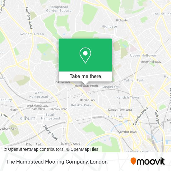 The Hampstead Flooring Company map