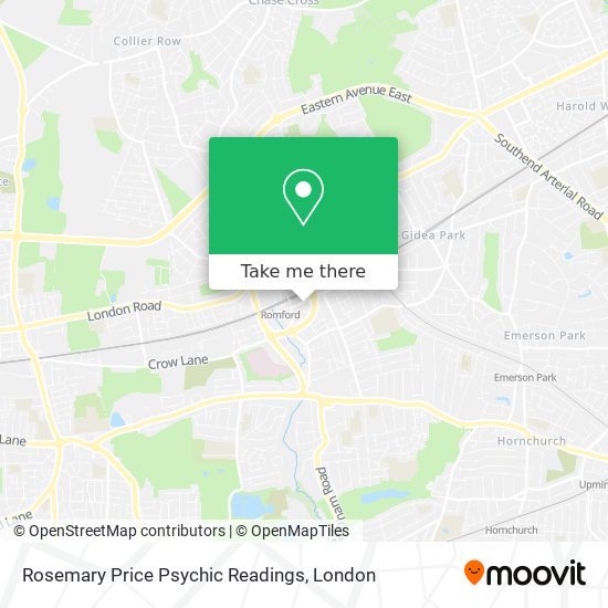 Rosemary Price Psychic Readings map