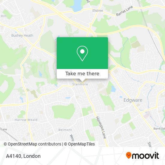 A4140 map