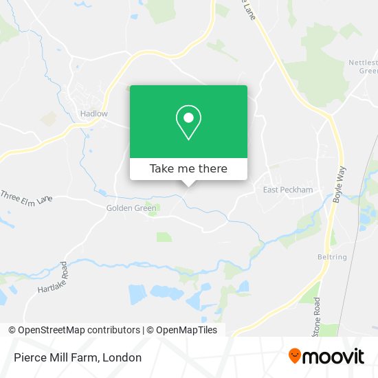 Pierce Mill Farm map