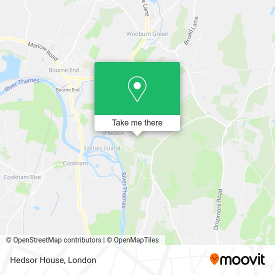 Hedsor House map