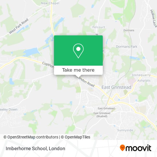 Imberhorne School map