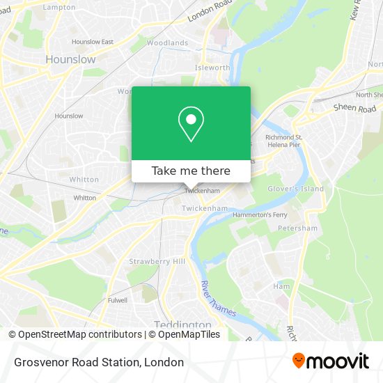 Grosvenor Road Station map