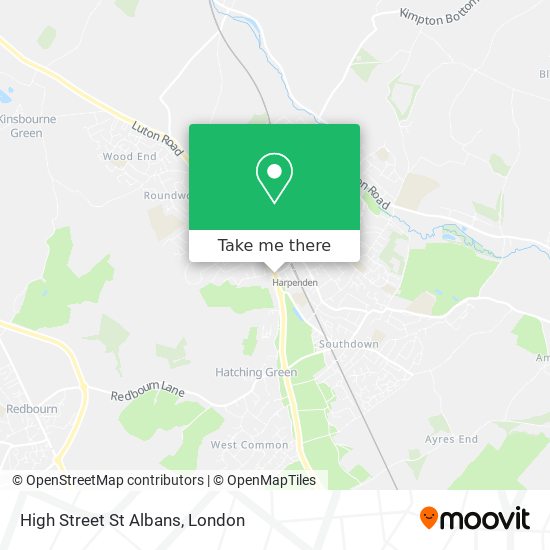 High Street St Albans map