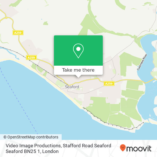Video Image Productions, Stafford Road Seaford Seaford BN25 1 map