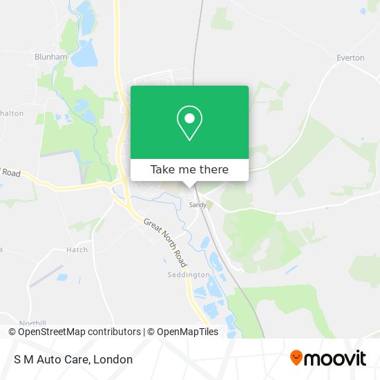S M Auto Care map