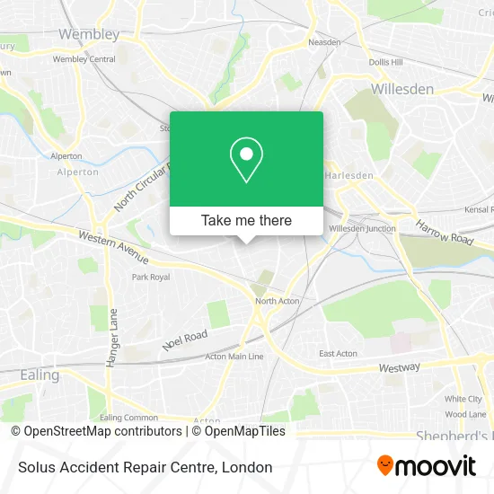 Solus Accident Repair Centre map