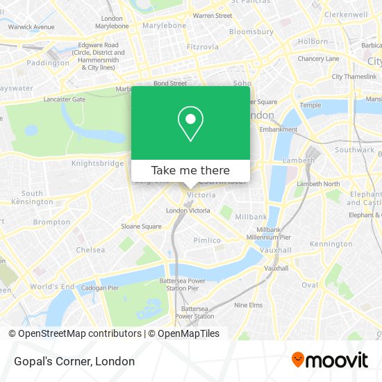 Gopal's Corner map