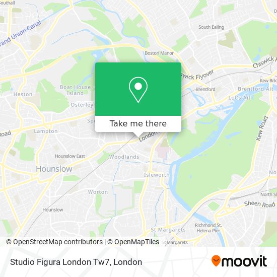 Studio Figura London Tw7 map