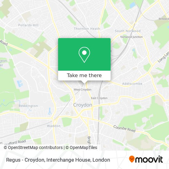 Regus - Croydon, Interchange House map