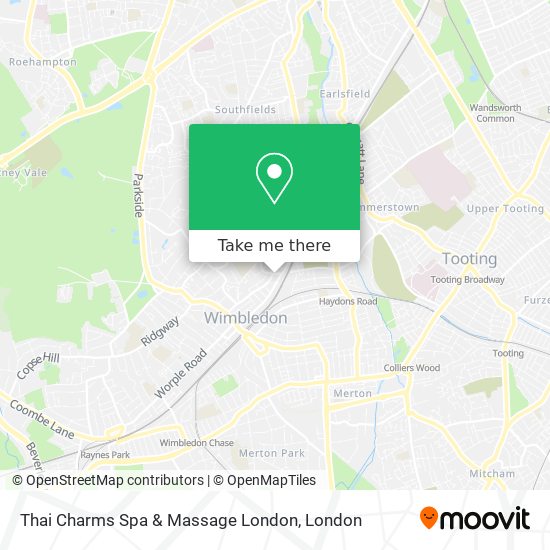 Thai Charms Spa & Massage London map