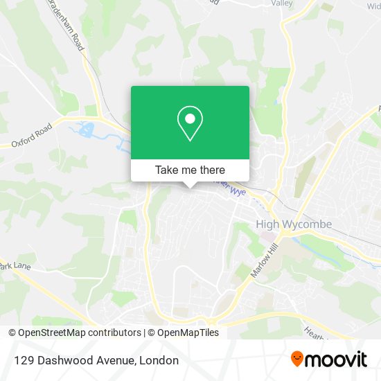 129 Dashwood Avenue map