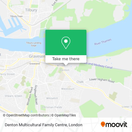 Denton Multicultural Family Centre map