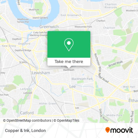 Copper & Ink map