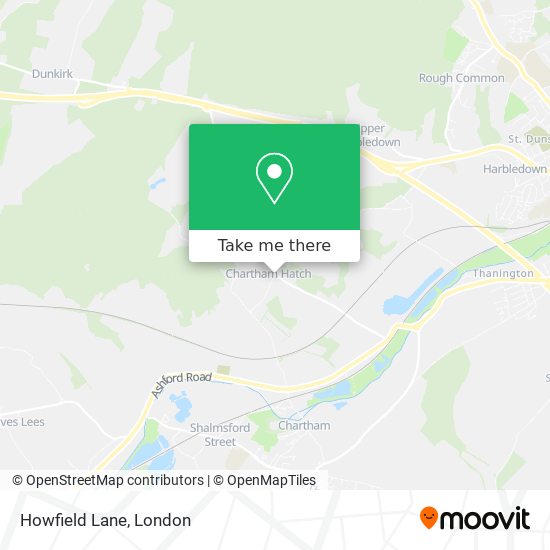 Howfield Lane map