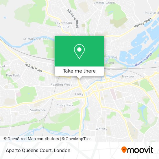 Aparto Queens Court map
