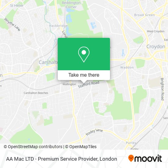 AA Mac LTD - Premium Service Provider map