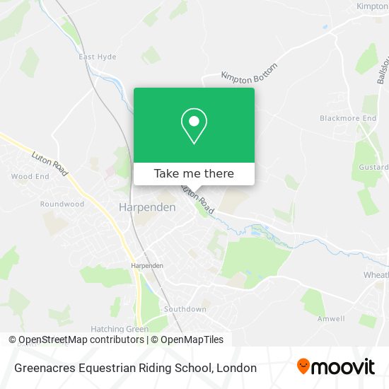 Greenacres Equestrian Riding School map