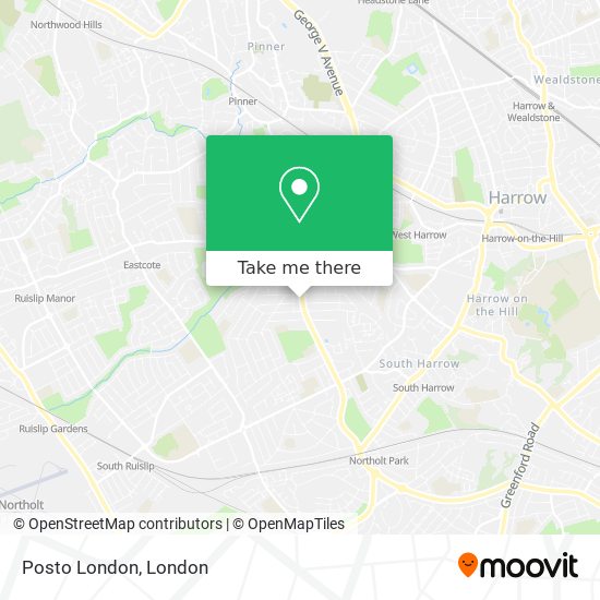 Posto London map