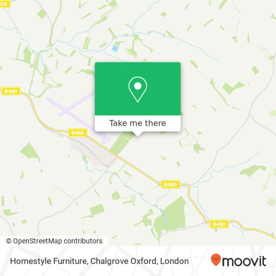 Homestyle Furniture, Chalgrove Oxford map