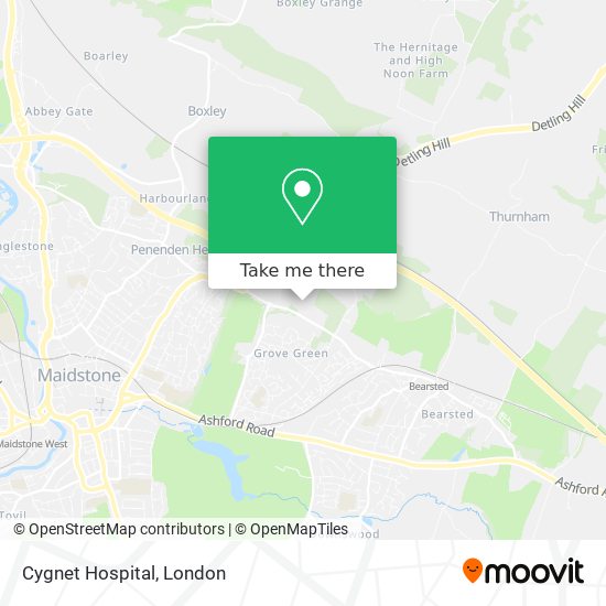 Cygnet Hospital map