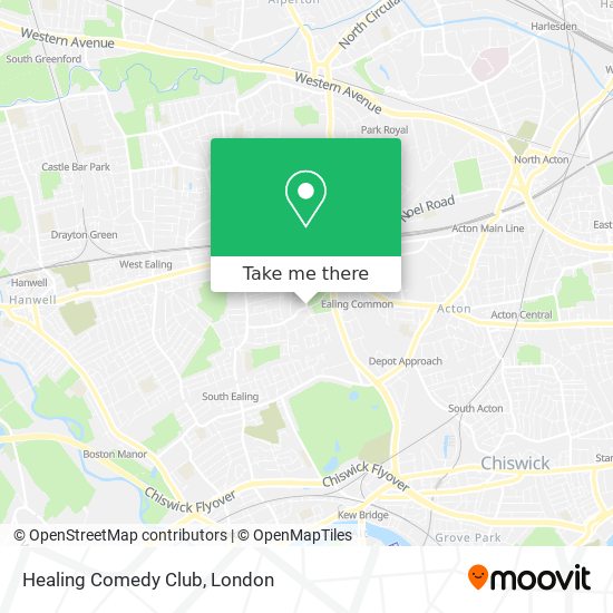 Healing Comedy Club map