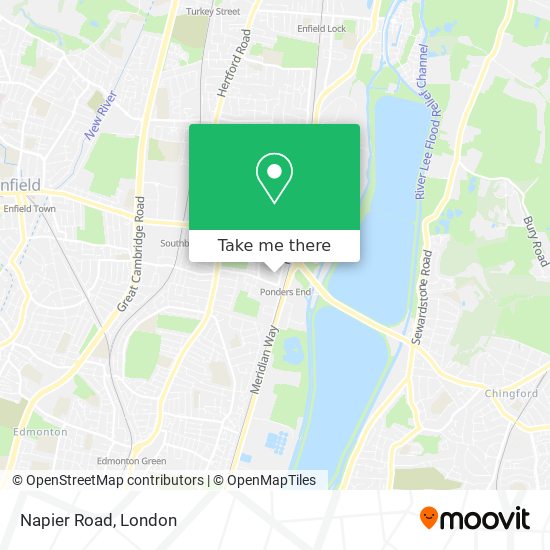 Napier Road map