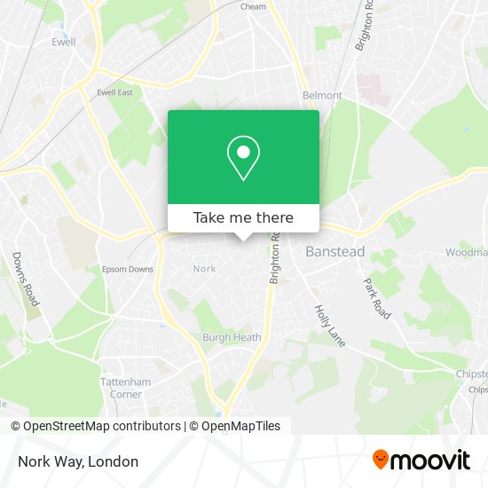 Nork Way map
