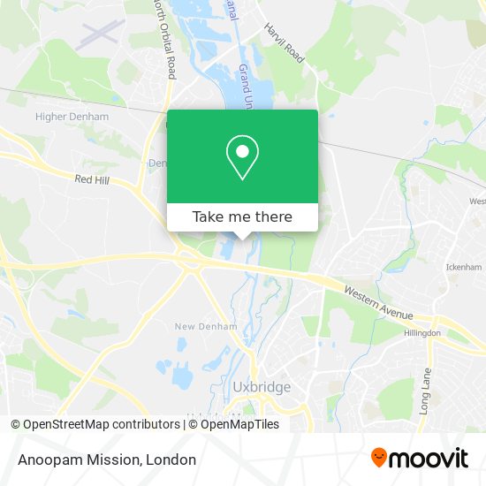 Anoopam Mission map
