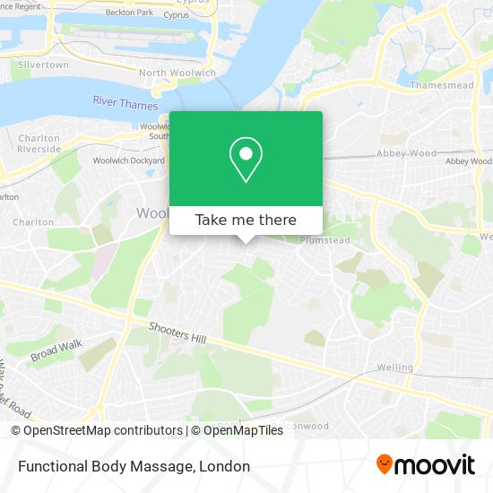 Functional Body Massage map
