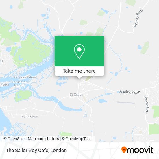 The Sailor Boy Cafe map