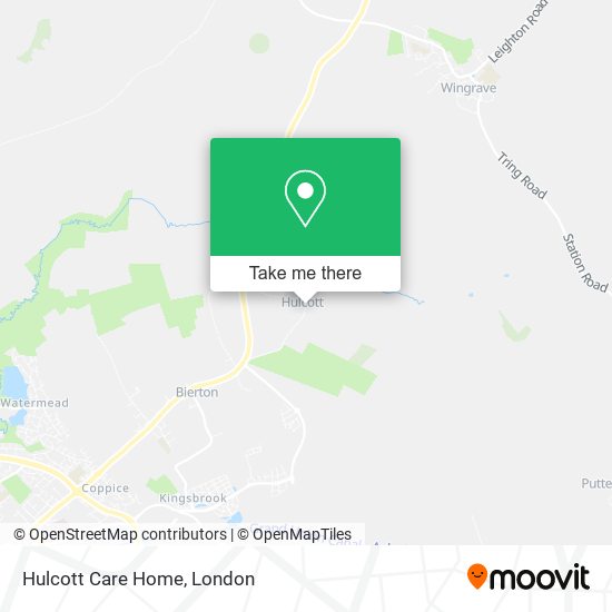 Hulcott Care Home map