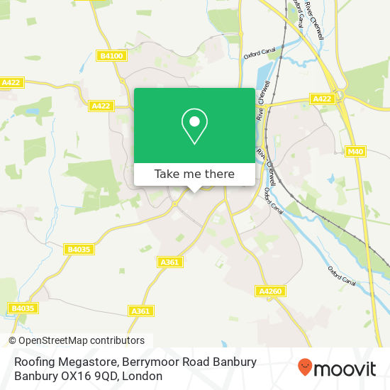 Roofing Megastore, Berrymoor Road Banbury Banbury OX16 9QD map