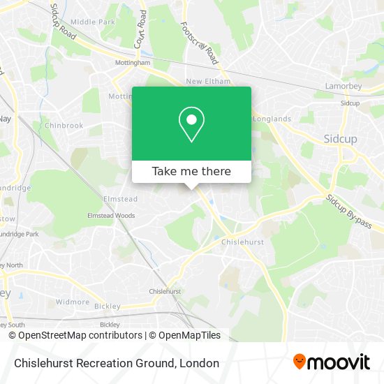 Chislehurst Recreation Ground map
