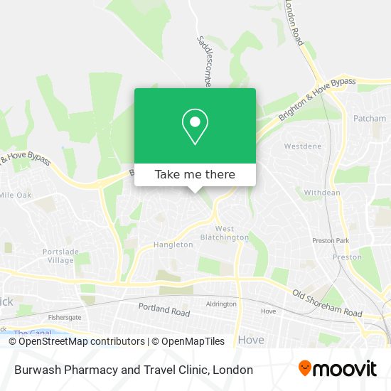 Burwash Pharmacy and Travel Clinic map