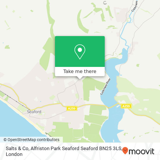 Salts & Co, Alfriston Park Seaford Seaford BN25 3LS map