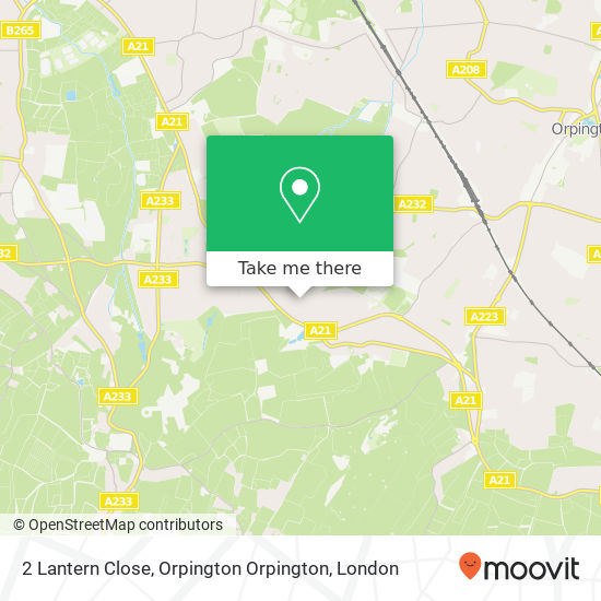 2 Lantern Close, Orpington Orpington map
