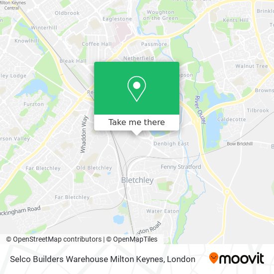Selco Builders Warehouse Milton Keynes map