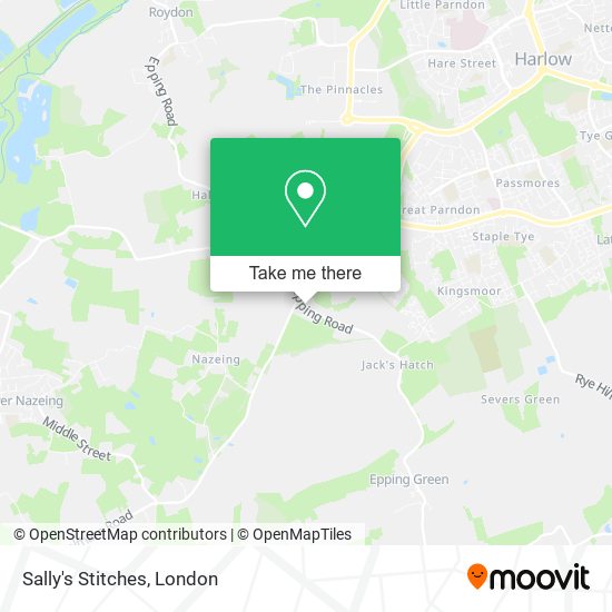 Sally's Stitches map