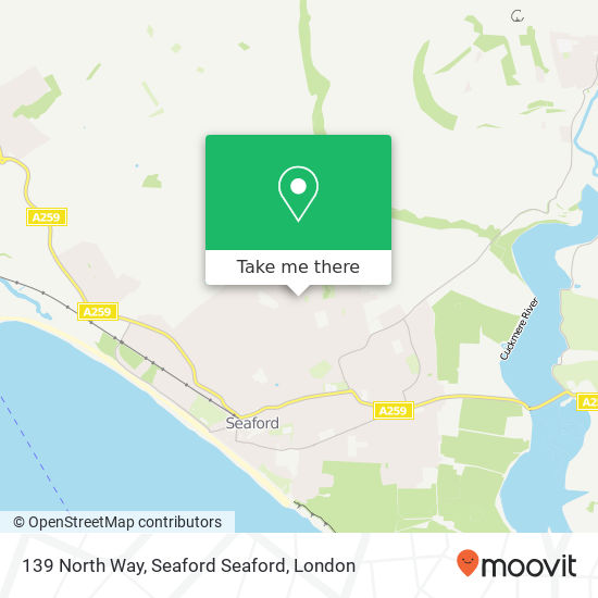 139 North Way, Seaford Seaford map