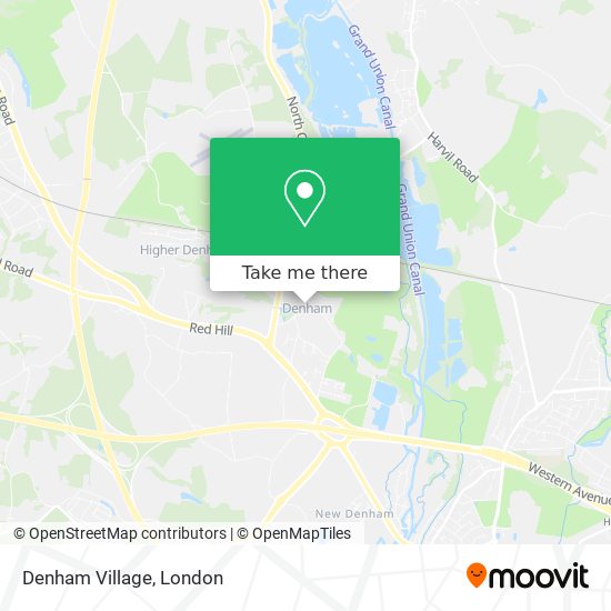 Denham Village map