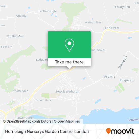 Homeleigh Nurserys Garden Centre map